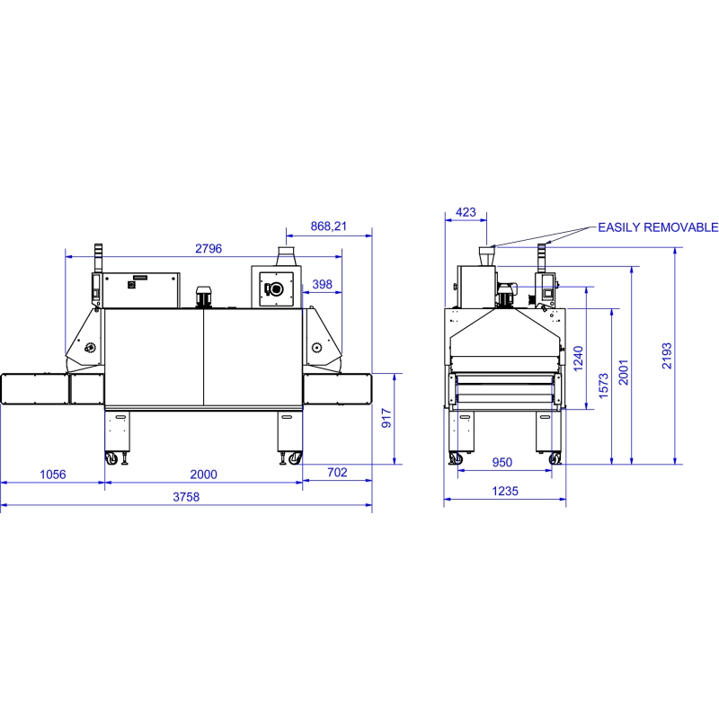Four tunnel Chiossi | Ace 950